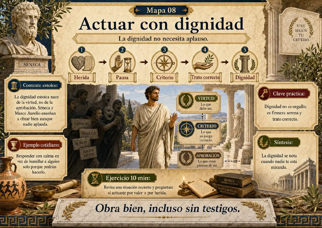 Página real de enseñanza: Actuar con dignidad