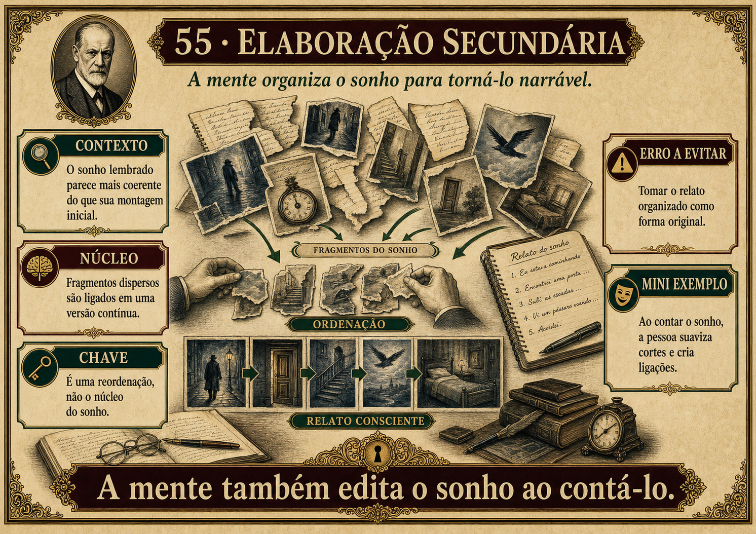 Página real PT-BR — mapa 055 sobre elaboração secundária