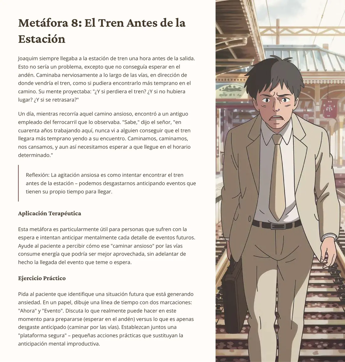 Metáfora 8 El Tren Antes de la Estación