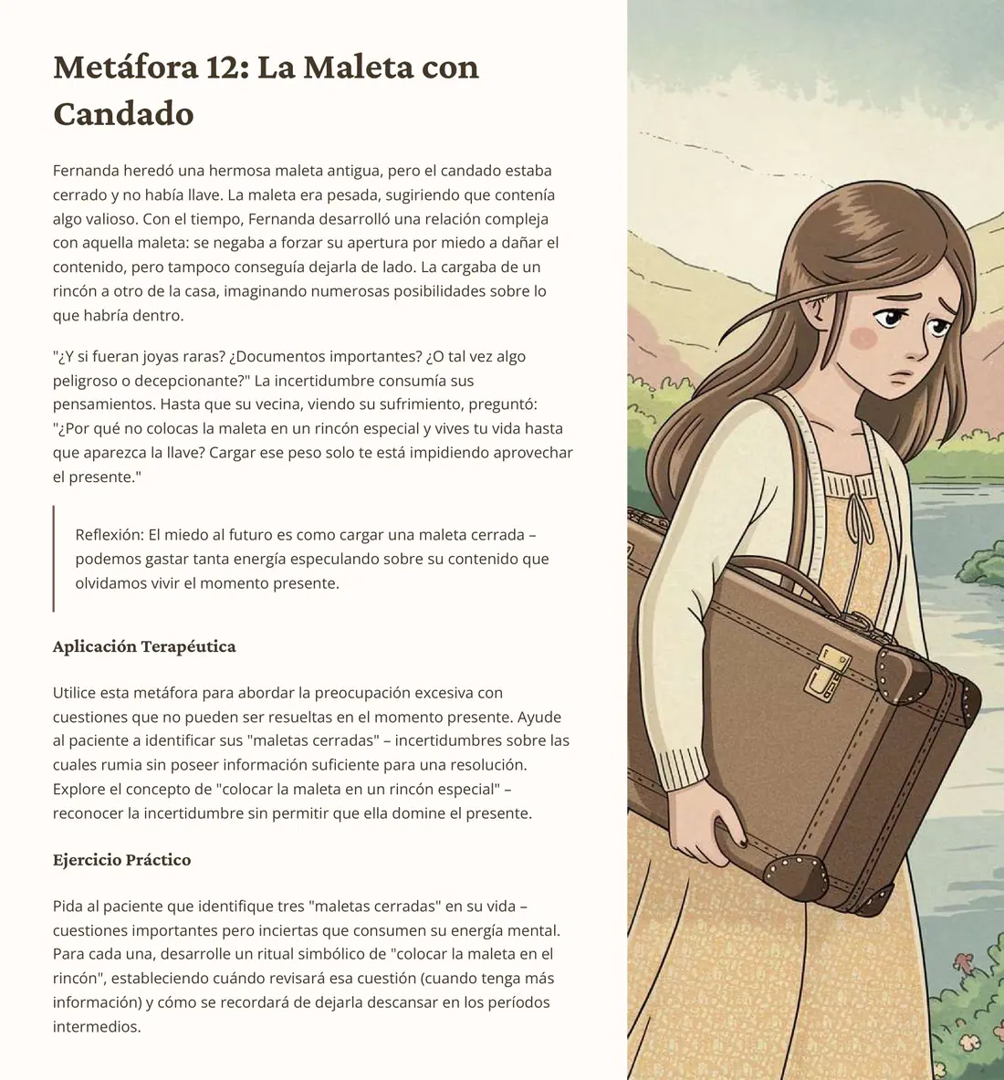 Metáfora 12 La Maleta con Candado