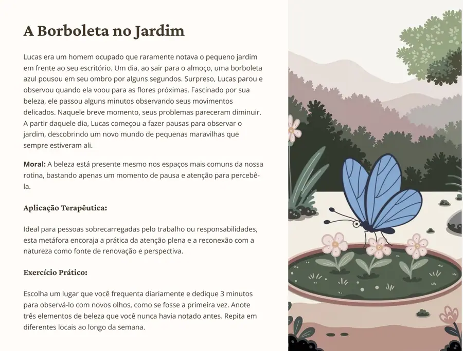A Borboleta no Jardim